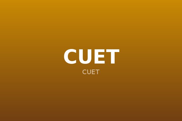 CUET Domain Subject Speed Test